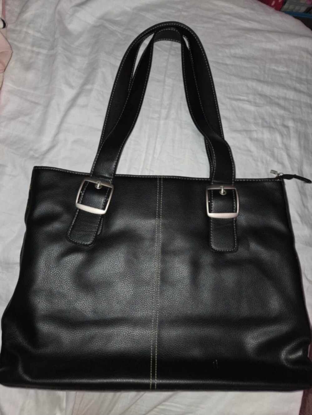 Classic Black Laptop Tote Bag